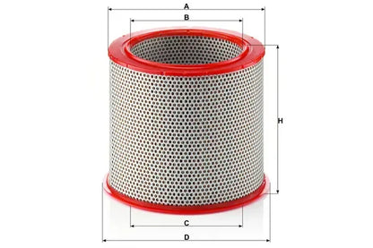 Filtru aer -Filter, 264x264x259 mm, Mann C23185