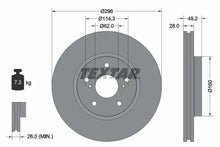 Disc frana Textar pentru Lexus - 92174303