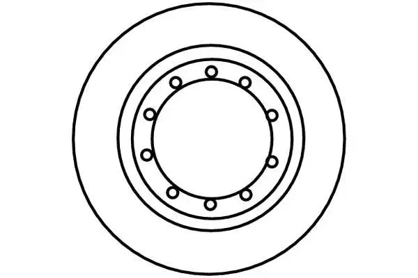 Disc frana, Renault Trucks, Renault Mascott Caroserie, Mascott Platou, Sasiu, Master Pro Caroserie, Ø290 mm, TRW DF4329