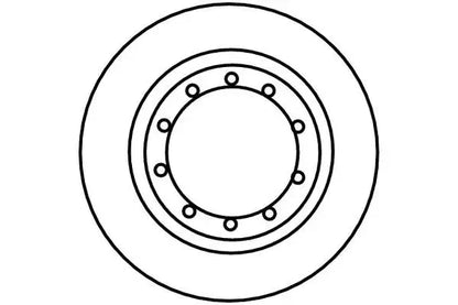 Disc frana, Renault Trucks, Renault Mascott Caroserie, Mascott Platou, Sasiu, Master Pro Caroserie, Ø290 mm, TRW DF4329