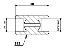 Bieleta furtunuri frana wew 12X1 df - wew 3/8X20 df MB - 85-33
