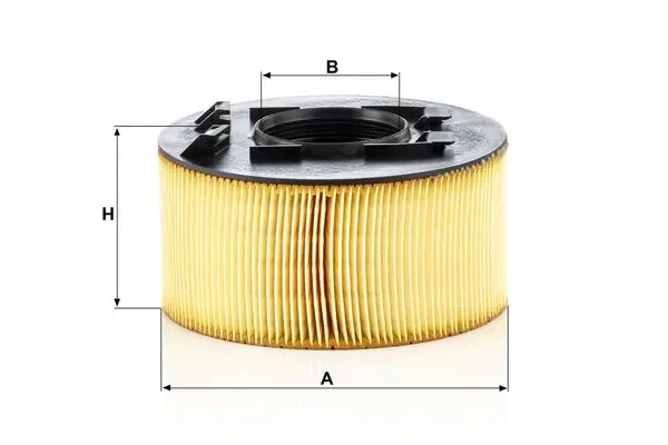 Filtru aer -Filter, BMW, 185x185x104 mm, Mann C1882