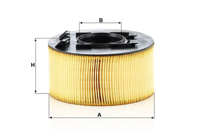 Filtru aer -Filter, BMW, 185x185x104 mm, Mann C1882