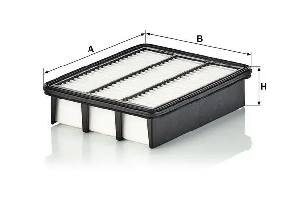 Filtru aer -Filter, Mazda CX-5, 6 Combi, 6 Limuzina, CX-5 Van, 3, 3 Caseta, Hatchback, 3 Limuzina, 6 Caroserie Inchisa, 264x212x70 mm, Mann C26028