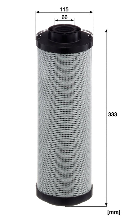 Filtru Ulei Mann-Filter pentru Manitou Mt Serie, Menzi Muck 6000 Serie - HD 1288