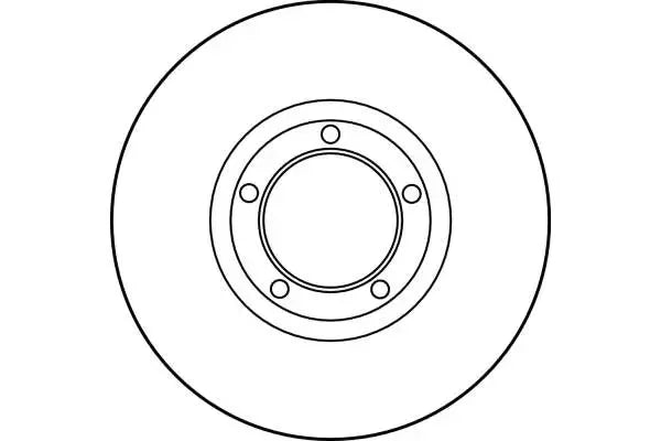 Disc frana, Ford Transit Bus, Transit Caroserie, Transit Platou, Sasiu, Ø254 mm, TRW DF1653