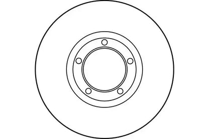 Disc frana, Ford Transit Bus, Transit Caroserie, Transit Platou, Sasiu, Ø254 mm, TRW DF1653