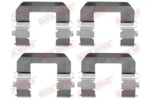 Set accesorii placute frana, Hyundai, Kia Coupe, Elantra, Sonata, Soul, Sportage, 143x138x39 mm, Quick Brake QB1091617