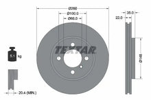 Disc frana Textar pentru BMW - 92026503