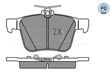 Set placute frana, frana disc Meyle - 0252500916/PD