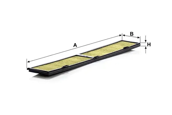 Filtru aer habitaclu -Filter, BMW, Alpina Seria 3, Seria 1, X1, B3 Cupe, B3, B3 Touring, B3 Cabriolet, D3, D3 Combi, D3 Cupe, Mann FP8430