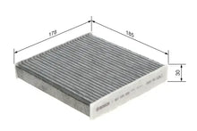 Filtru aer habitaclu, Daihatsu, Fiat, Subaru, Suzuki, Toyota, 266x228x36 mm, Bosch 1987435526