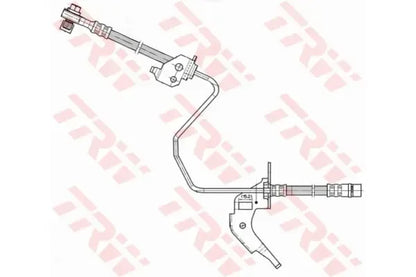 Furtun frana, Opel, 283x281x61 mm, TRW PHD566