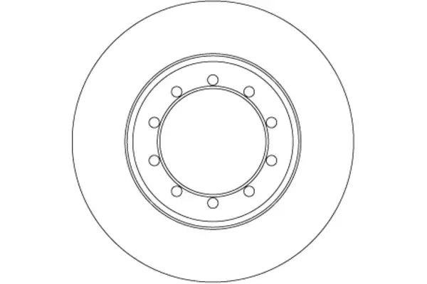 Disc frana, Ford Transit Caroserie, Transit Platou, Sasiu, Transit Bus, Ø284 mm, TRW DF6711