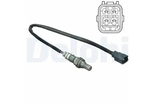 Sonda lambda, Toyota, Lexus Avensis Combi, Avensis, Avensis Limuzina, Gs, Corolla Limuzina, Corolla Verso, 151x60x52 mm, Delphi ES2015712B1