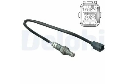 Sonda lambda, Toyota, Lexus Avensis Combi, Avensis, Avensis Limuzina, Gs, Corolla Limuzina, Corolla Verso, 151x60x52 mm, Delphi ES2015712B1