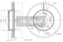 Disc frana, Honda, Nissan Civic, Cr Z, Integra Cupe, Stream, Ø262 mm, Maxgear 192218