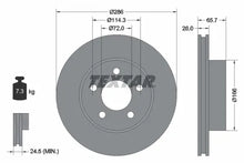 Disc frana, Ford Usa Explorer, Ø286 mm, Textar 92169003