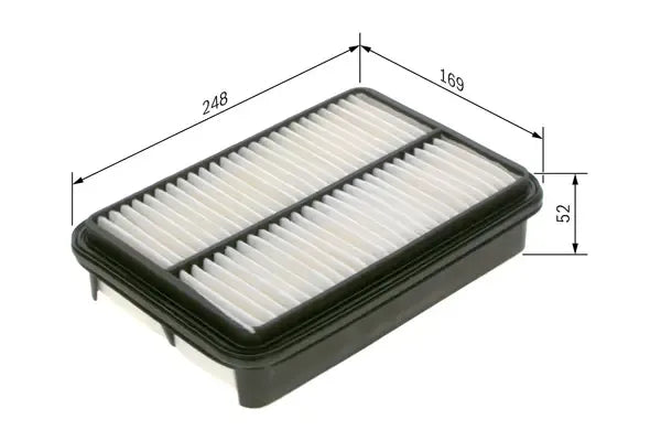 Filtru aer, Citroen, Mazda, Mitsubishi, Peugeot, Toyota Auris, Avensis, Corolla, Rav 4, Urban Cr, Bosch 1457433952
