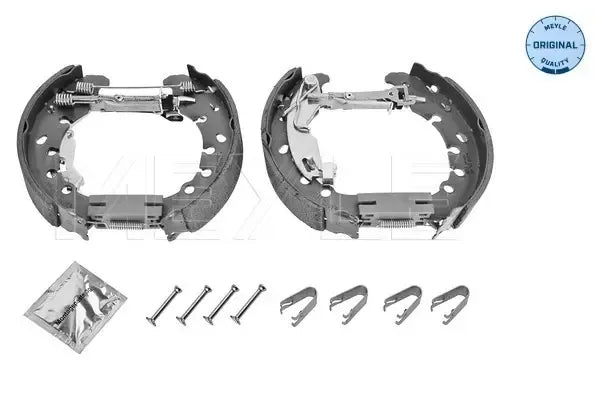 Set saboti frana, Citroen, Fiat, Lancia, Opel, Peugeot, 256x222x110 mm, Meyle 2145330010K
