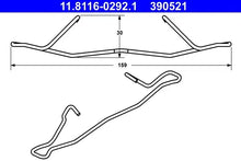 Arc, etrier frana TRW pentru Opel, Saab - 11.8116-0292.1
