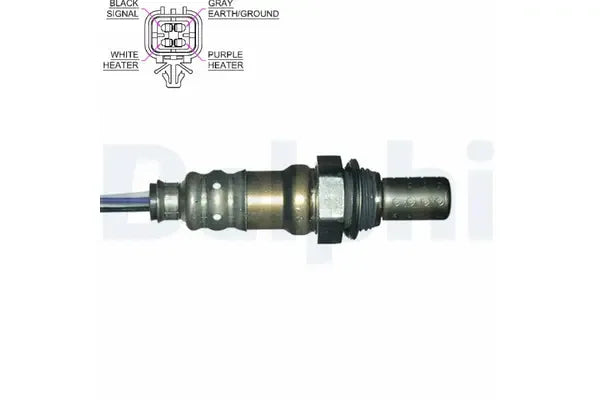 Sonda lambda, Hyundai, Kia Santa Fe, Sonata, Terracan, Xg, Equus, Centennial, Santa Fe I Autoutilitara, Suv, Trajet, 148x58x51 mm, Delphi ES2021412B1