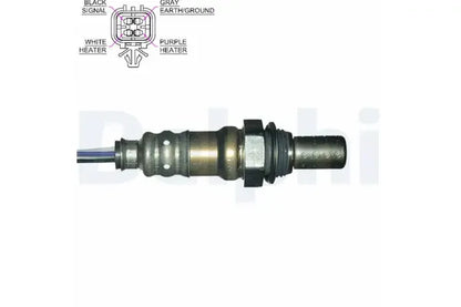 Sonda lambda, Hyundai, Kia Santa Fe, Sonata, Terracan, Xg, Equus, Centennial, Santa Fe I Autoutilitara, Suv, Trajet, 148x58x51 mm, Delphi ES2021412B1