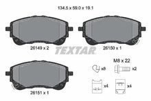 Set placute frana disc, Lexus, Suzuki, Toyota, Textar 2614901