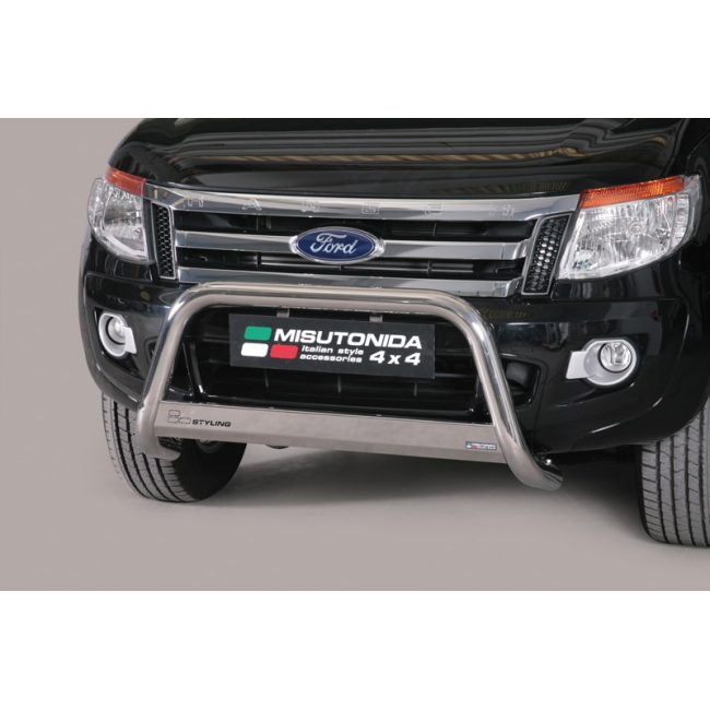 Bullbar Misutonida omologat din otel inoxidabil , Ford Ranger, 2011-