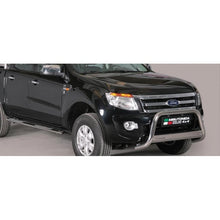 Bullbar Misutonida omologat din otel inoxidabil vopsit negru , Ford Ranger, 2011-