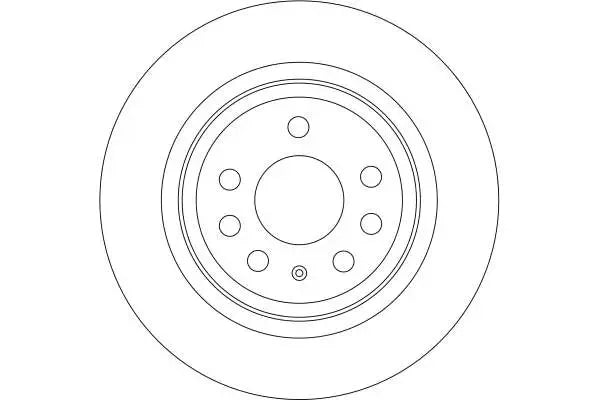 Disc frana, Cadillac, Fiat, Opel, Saab, Ø292 mm, TRW DF4284