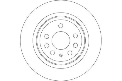Disc frana, Cadillac, Fiat, Opel, Saab, Ø292 mm, TRW DF4284