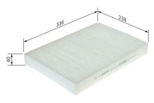 Filtru aer habitaclu, Polestar, Volvo, 344x261x48 mm, Bosch 1987435103