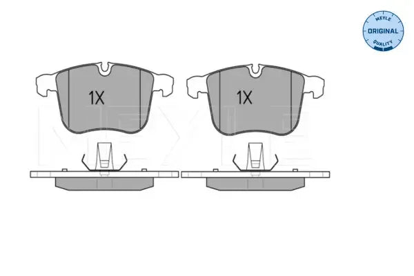 Set placute frana disc, Cadillac, Opel, Saab, 223x166x104 mm, Meyle 0252340419