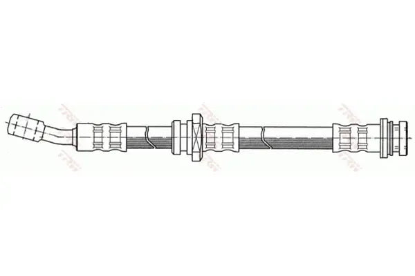 Furtun frana, Suzuki, Subaru Swift Ii Hatchback, Swift Ii Limuzina, Swift, Justy, Swift Cabriolet, 502x137x44 mm, TRW PHD170