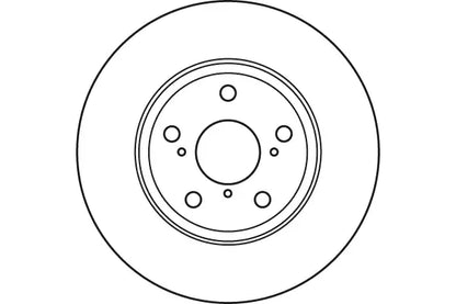 Disc frana, Toyota Avensis Combi, Avensis Limuzina, Verso, Verso Van, Auris, Auris Combi, Corolla Limuzina, Ø295 mm, TRW DF4939S