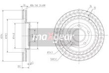 Disc frana, Baic, Chrysler, Citroen, Dodge, Jeep, Lancia, Mitsubishi, Peugeot, Ø294 mm, Maxgear 192273