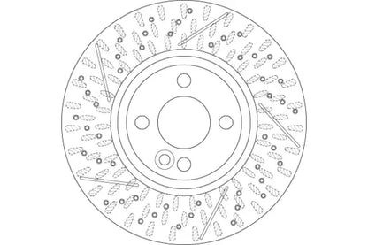 Disc frana, Mini Mini, Mini Clubman, Mini Cabriolet, Mini Clubvan, Mini Cupe, Mini Roadster, Ø294 mm, TRW DF6422