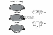Set placute frana, frana disc Textar pentru Opel - 2283801