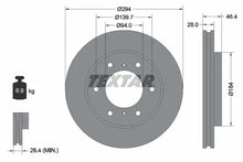 Disc frana Textar pentru Fiat, Mitsubishi - 92180205