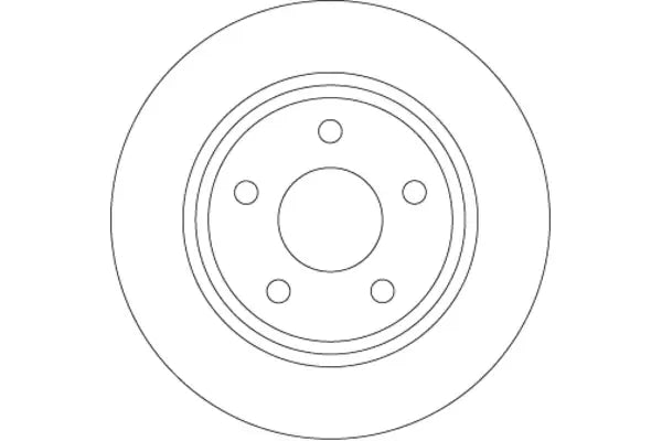 Disc frana, Ford, Ø271 mm, TRW DF6556