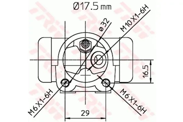 Cilindru receptor frana TRW pentru Smart - BWC248