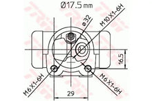 Cilindru receptor frana TRW pentru Smart - BWC248