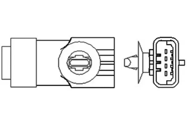 Sonda lambda, Renault, 153x58x56 mm, Magneti Marelli OSM006
