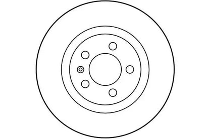 Disc frana, Volkswagen, SEAT, Skoda, Audi, Zhonghua (brilliance) Golf, Bora, Golf Iv Variant, Bora Variant, Leon, Octavia I Combi, Ø280 mm, TRW DF2804