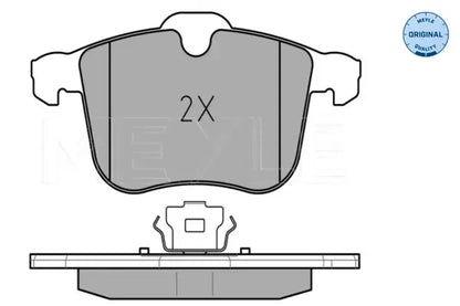 Set placute frana disc, Cadillac, Opel, Saab, 223x166x104 mm, Meyle 0252340419