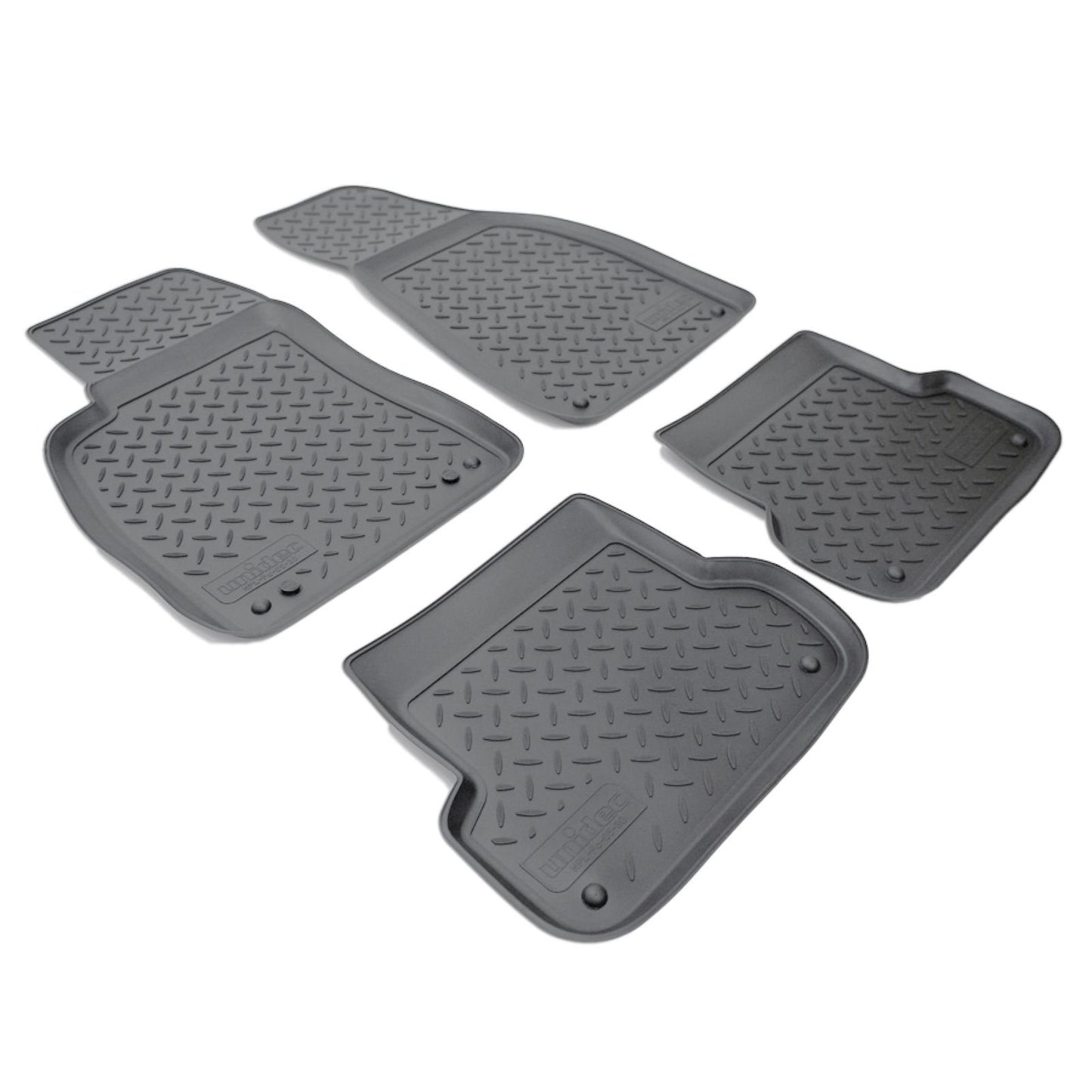 Covorase auto din cauciuc tip tavita NORM Premium, Audi A4, 2000-2008
