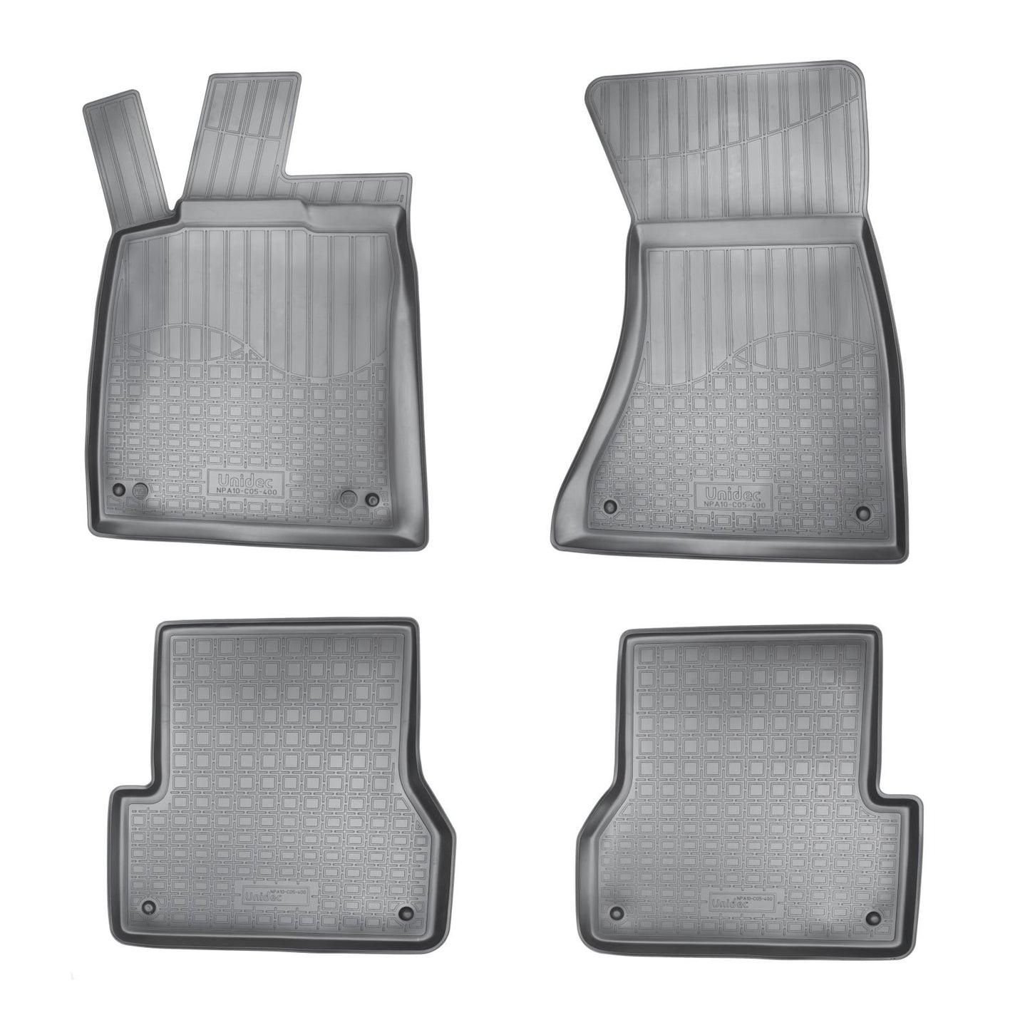 Covorase auto din cauciuc tip tavita NORM Premium, Audi A6, 2011-2018