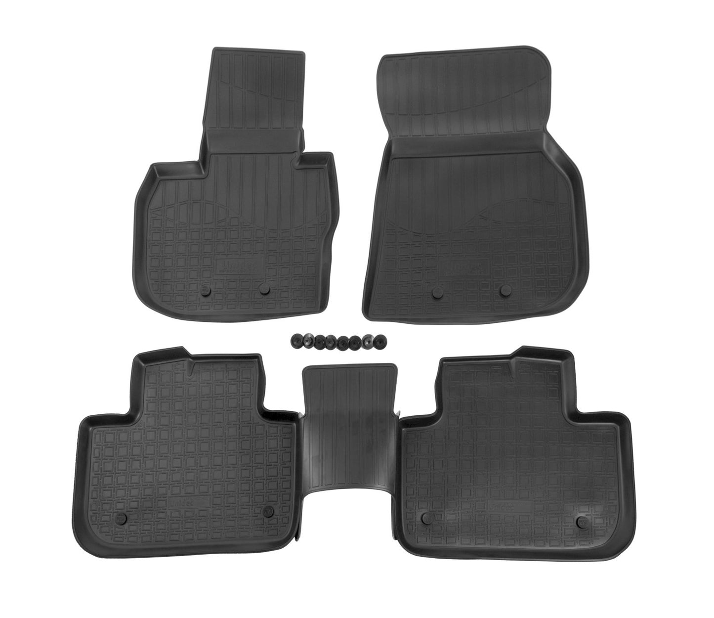 Covorase auto din cauciuc tip tavita NORM Premium, BMW X3 (G01), 2017-