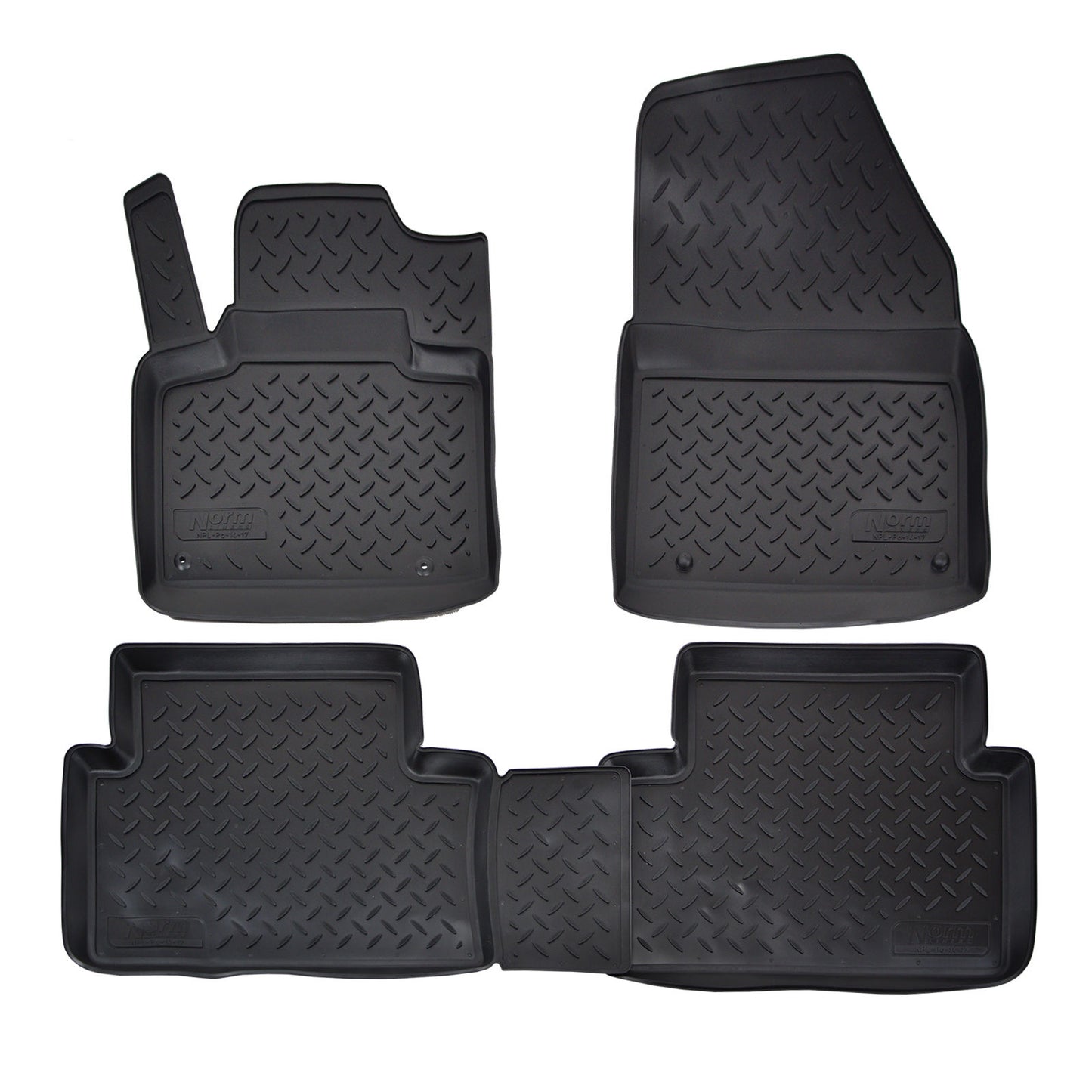 Covorase auto din cauciuc tip tavita NORM Premium, Citroen C5, 2007-2018